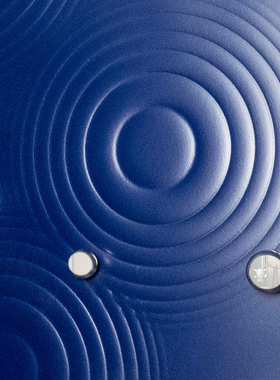 金属球蓝色雕刻立体无框玄关画