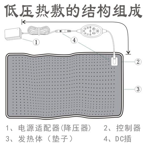 锦琳热敷垫加热垫迷你小电热毯跨境多用途理疗发热垫暖宫护腰护膝 - 图3