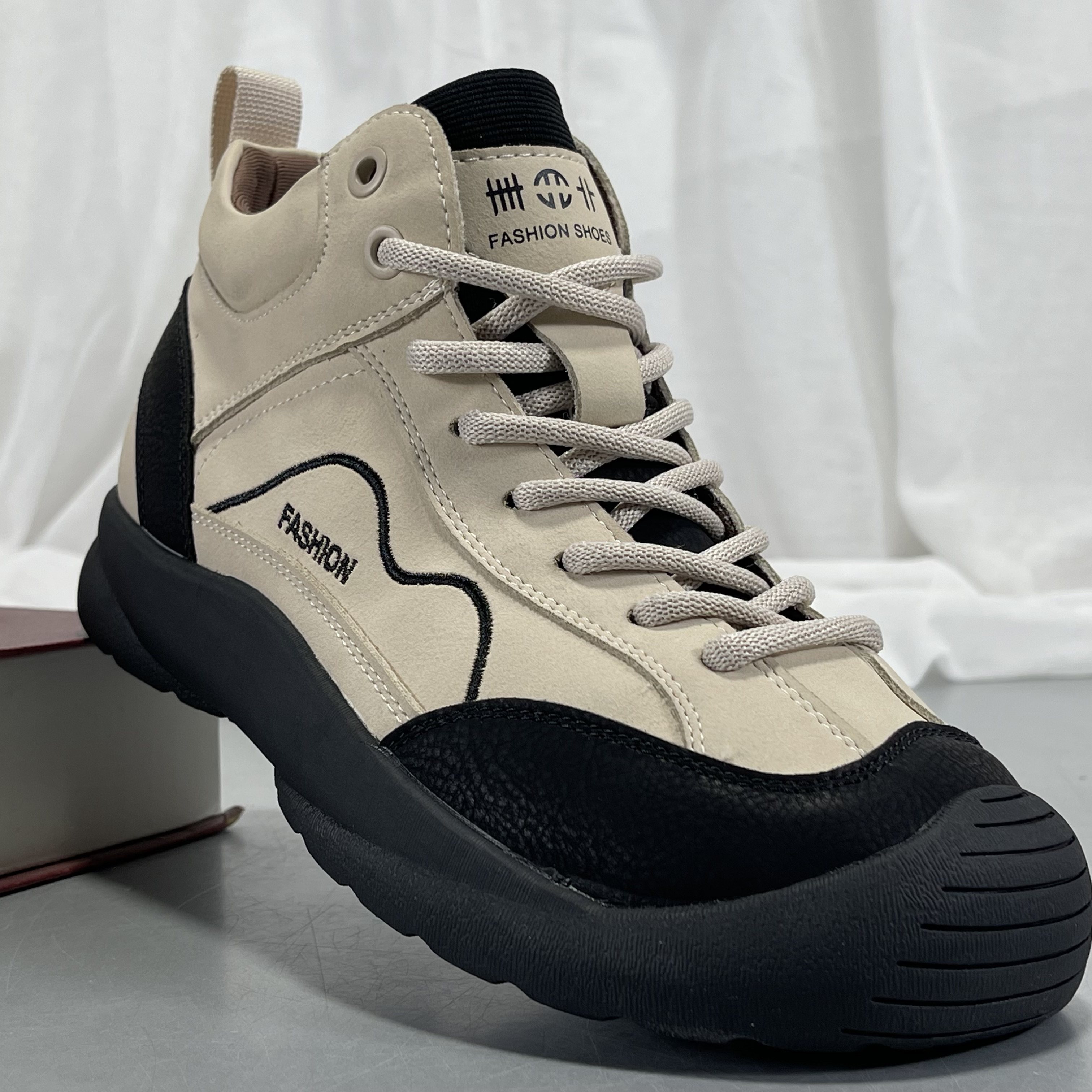 专柜正品得训鞋牛皮丑萌复古老爹鞋女休闲鞋户外运动鞋真皮高帮鞋,淘宝优惠券,粉丝福利购,淘宝优惠卷