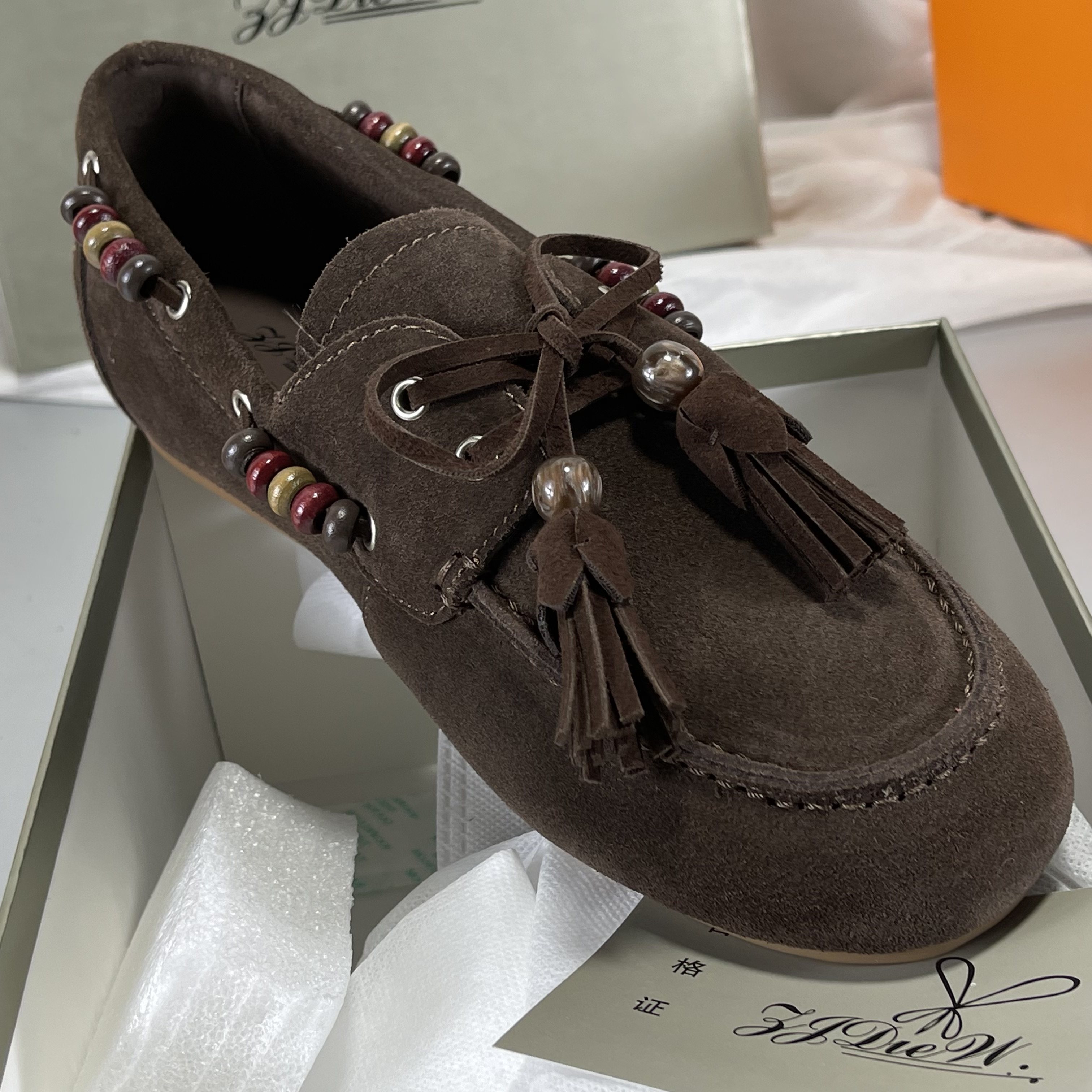 磨砂牛皮豆豆鞋女复古真皮乐福鞋女2026新款女勃肯鞋平底百搭单鞋,淘宝优惠券,粉丝福利购,淘宝优惠卷