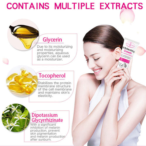 身体乳霜防臭去异味亮白 Armpit Whitening Cream Underarm 50g - 图1