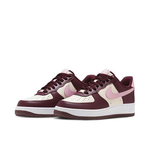 Nike/耐克 NIKE AIR FORCE 1 07 AF1 男款 红粉白板鞋FD9925-161 - 图0