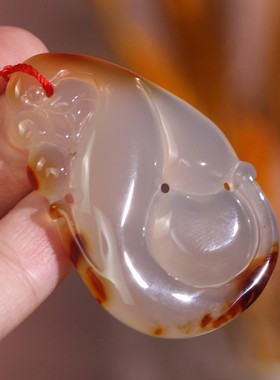 源饰界-天然冰种玉髓龙葫芦如意挂件玉石事事吉祥如意大号吊坠75#