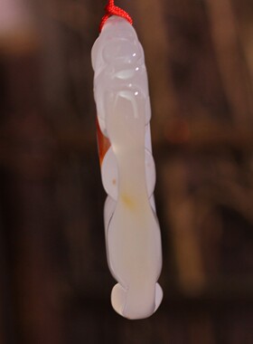 源饰界天然冰种玉髓吉祥挂件龙如意葫芦事事如意玉石吊坠俏色巧雕