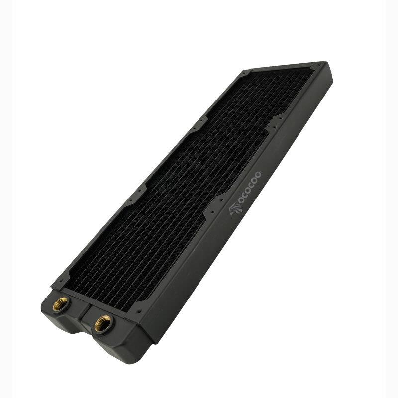 360 copper row 29MM thick water cooling radiator computer water cooling host suitable for 12CM fan chassis
