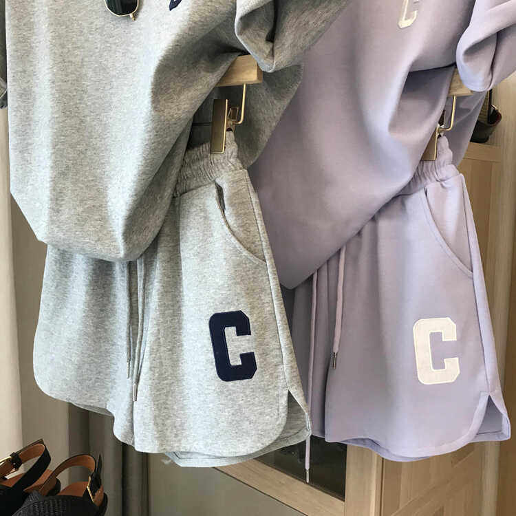 女童套装夏季2025新款洋气时髦短袖短裤小女孩夏装休闲运动两件套,淘宝优惠券,粉丝福利购,淘宝优惠卷