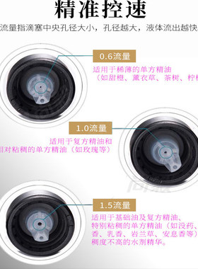 尚毅欧洲进口直款精油瓶10ml 德国光面盖直款精油分装瓶空瓶子