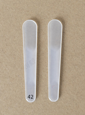 批发白色透明调膜棒面膜分装棒脸部面霜勺化妆品DIY调面膜工具7cm