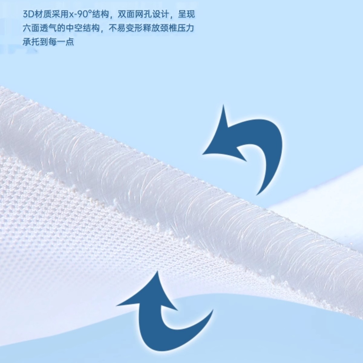 德国3D空气纤维丝老人硬床垫可水洗456D三D丝通风透气网加硬垫子