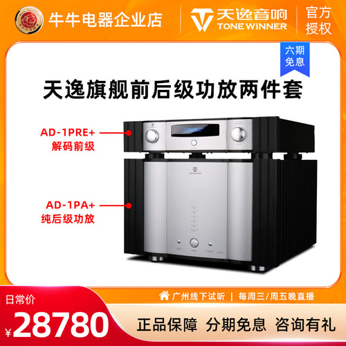Winner/天逸AD1PA+/1PRE+纯甲类后级功放发烧级hifi全平衡解码 - 图0