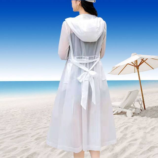 2025 Summer Sun Protection Clothing for Women Long Style New Korean Style Super Fairy Fashion Ice Silk Breathable Sun Protection Clothing for Women Thin Windbreaker Jacket
