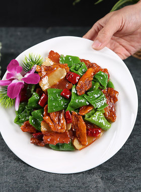 仿真中餐模型餐饮道具农家小炒肉