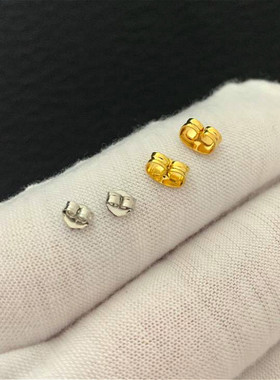 黄铜镀金个性女耳钉堵不掉色