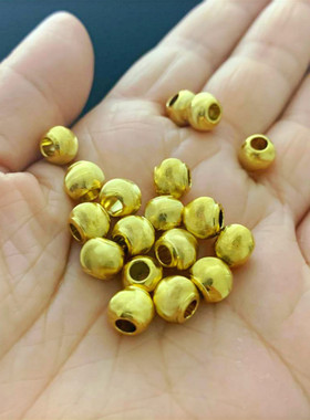 越南沙金diy猫眼吊坠沙金珠子