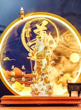 新中式招财关公装饰品摆件