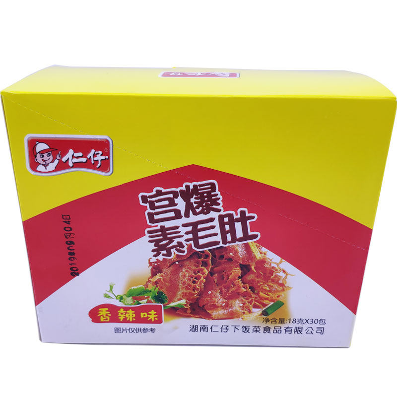 仁仔宫爆素毛肚30包540克真空小包装素牛肚魔芋爽休闲小零食小吃_虎窝淘