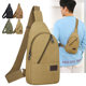 Men's canvas chest bag Korean casual one-shoulder multifunction