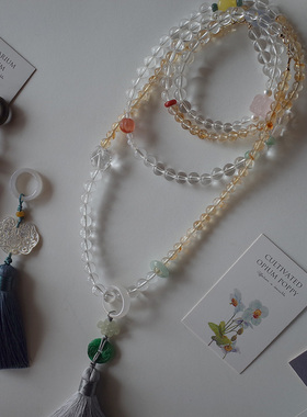 斜挎多用原创暗夜不染白色毛衣链