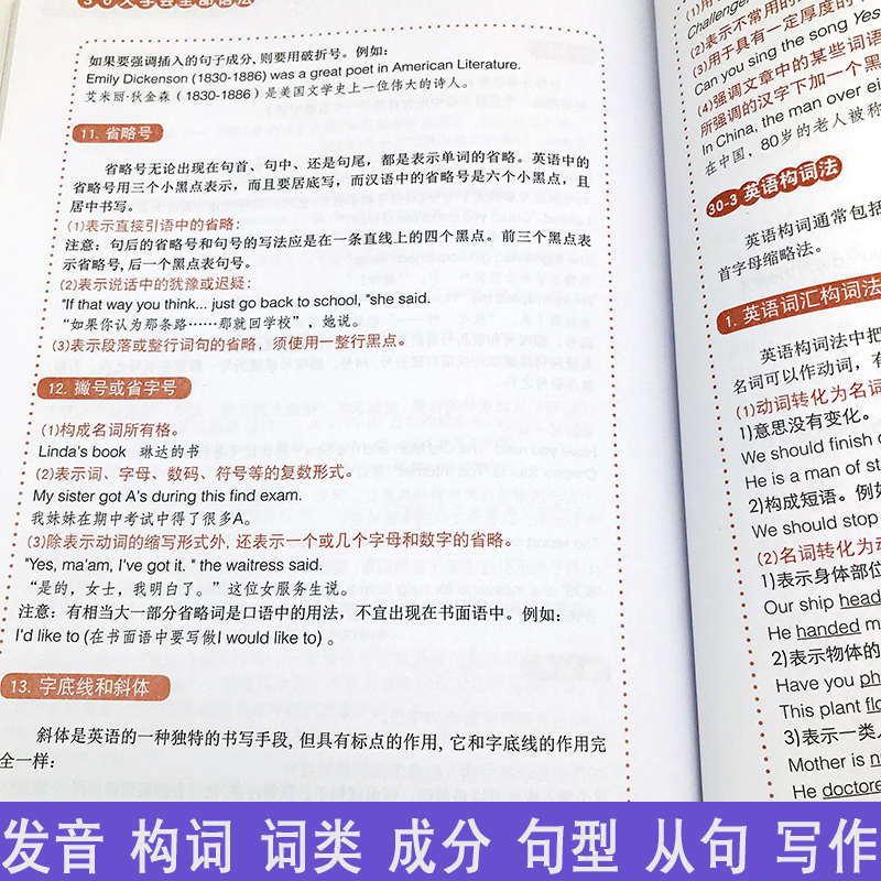 30天学会语法正版书籍逻辑英语语法零基础学好英语语法入门自学英语语法新思维零起点初高中学生成人学习语法知识大全英语学习神器-图2