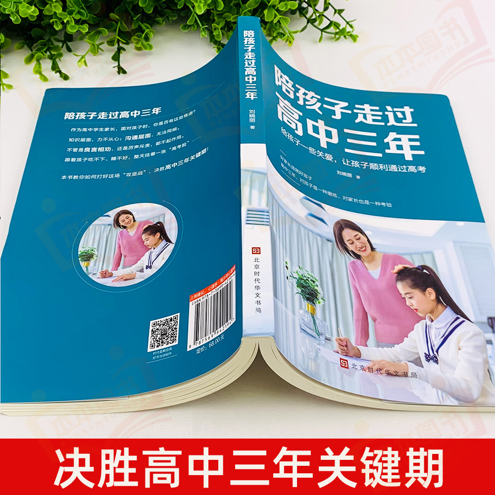 抖音同款 陪孩子走过高中三年正版 如何陪小孩度过高中生三年级刘晓丽高效学习培养方法陪伴小学六年樊登推荐育儿书籍父母必读3年 - 图0