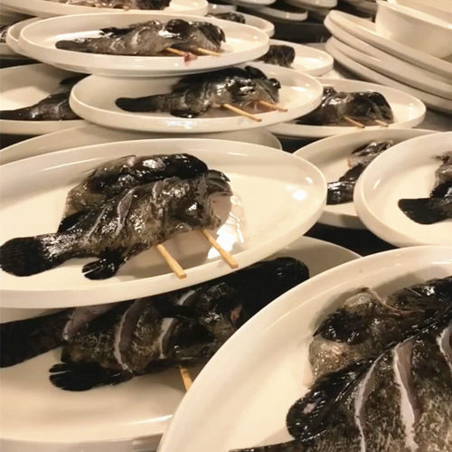 皇宴鱼盘酒店饭店专用蒸鱼盘子陶瓷椭圆形大小号中式商用菜盘创意 - 图1