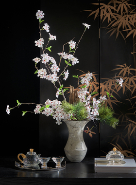 新中式茶空间桌面托盘茶具搭配