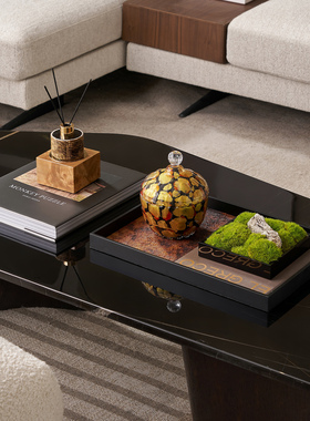 现代中式简约香薰摆件客厅书房