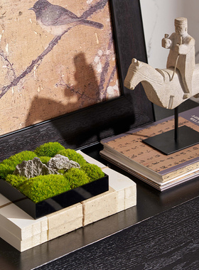 新中式东方美学装饰画木质相框