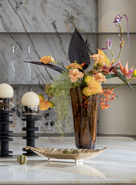 邸高轻奢高档陶瓷茶壶水具套装