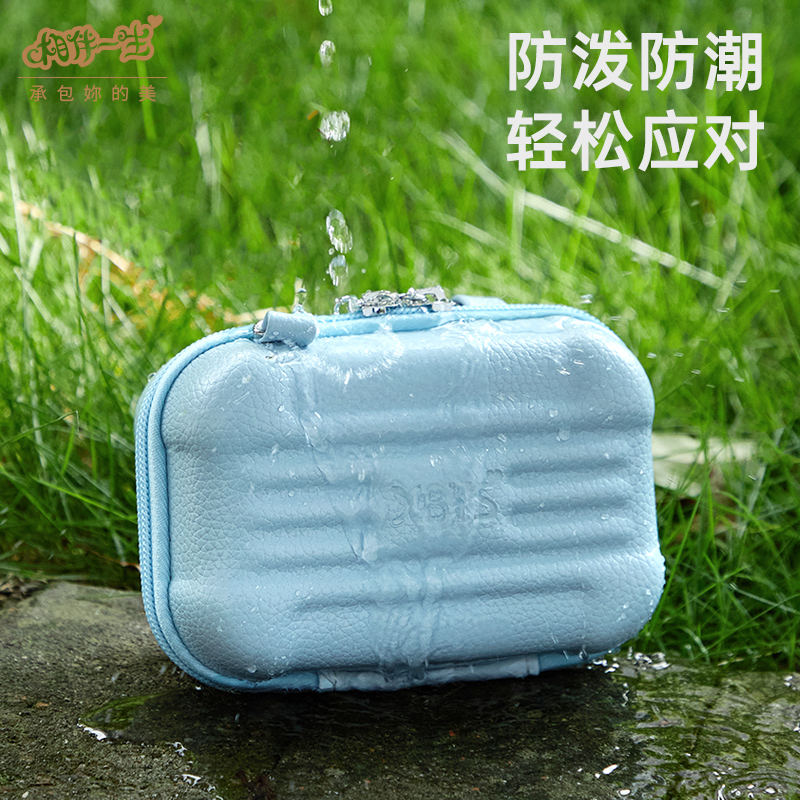 CCD相机收纳包单肩斜挎迷你卡片机收纳盒硬壳适用于佳能索尼富士 - 图2