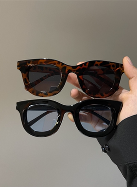 欧美太阳眼镜女街拍圆形