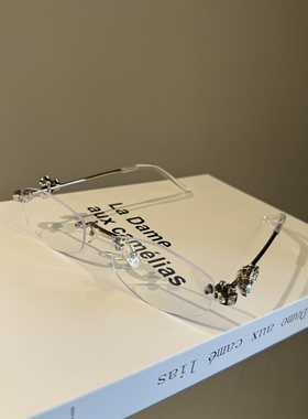 Jennie同款珠宝系列钻石无框眼镜