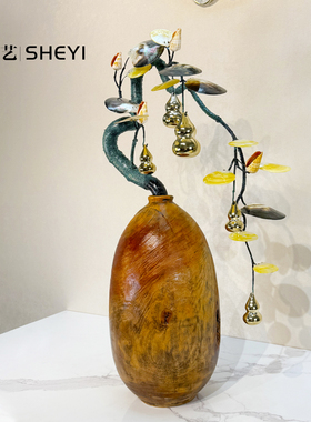 样板房走道原创设计玄关桌面摆设