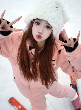 套头帽保暖滑雪女生盆帽毛绒冬季
