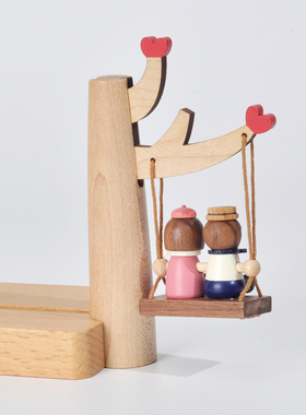 jeancard木质相框卡通卧室桌面