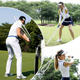 Golf practice rope exerciser