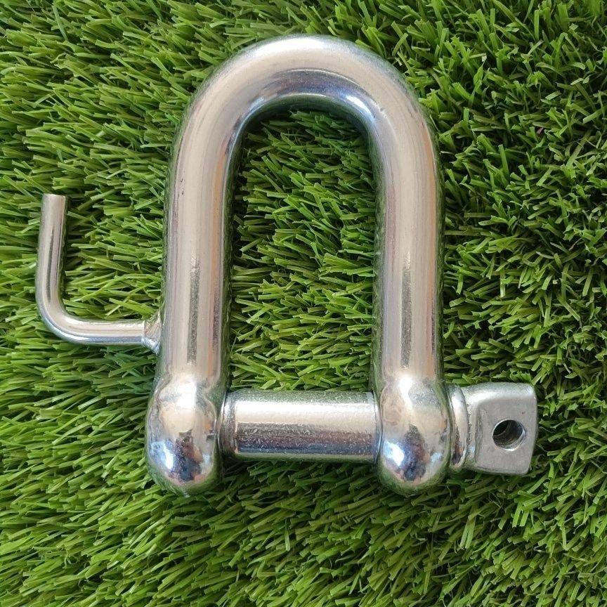 白钢卸扣304不锈钢外墙坐板专用防溜绳U型扣防滑马蹄扣吊环下降扣,淘宝优惠券,粉丝福利购,淘宝优惠卷