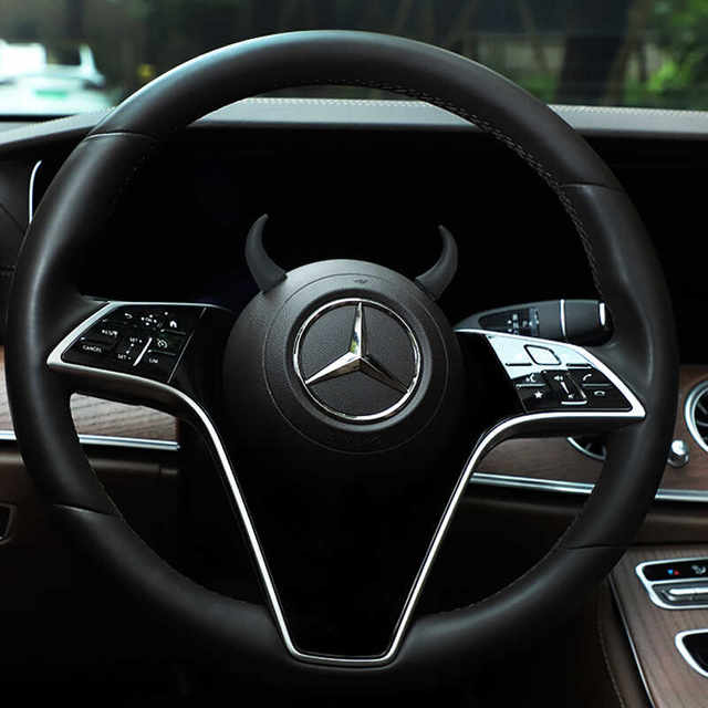 Steering wheel devil horn cute car decoration ornaments