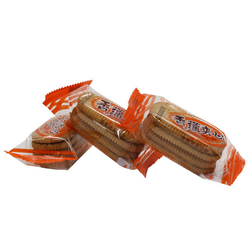 维佳尚好佳香蕉夹心饼干休闲办公零食水果酱独立小包装营养早餐 - 图0