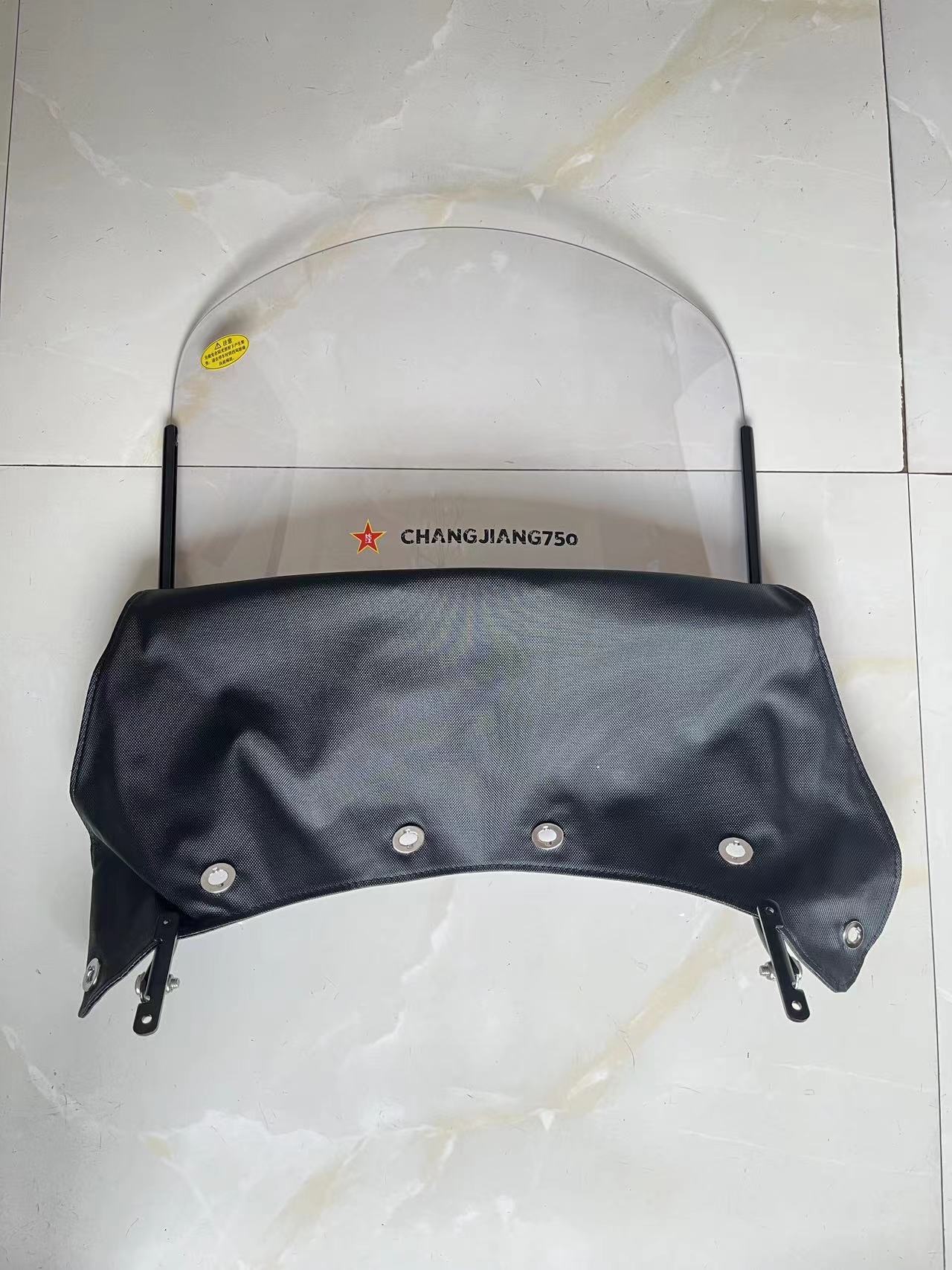 长江650B700边三轮边斗风挡风玻璃 新长江750侉子边斗 主机风挡 - 图0