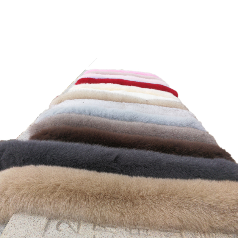 超大真狐狸毛领单买羽绒服派克服男女通用真毛帽领毛条单卖围脖 - 图3