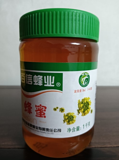 新疆伊犁百信蜂业 百信蜂蜜1000g天山高原纯蜂蜜包邮 - 图0