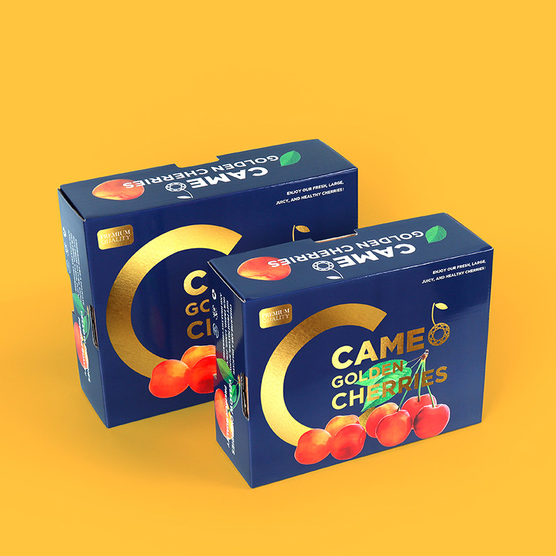 智利黄金车厘子包装盒高档2-3斤进口雷尼尔黄车车厘子礼品盒空盒,淘宝优惠券,粉丝福利购,淘宝优惠卷