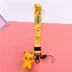 Pikachu phiên bản rộng hoạt hình điện thoại di động dây buộc khung treo cổ dây dài chống mất dây buộc tay dây dễ thương dây lưới màu đỏ - Phụ kiện điện thoại di động Phụ kiện điện thoại di động