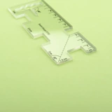 DIY аксессуары Ackle Толстая лоскутная ручка измерения линейки линейки 5732 Панчатка для литературы о швейной швейной швейной одежде