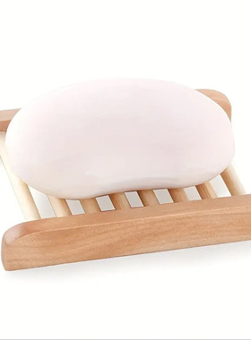 创意香皂盒 浴室置物架沥水皂托家用酒店镂空木质皂架