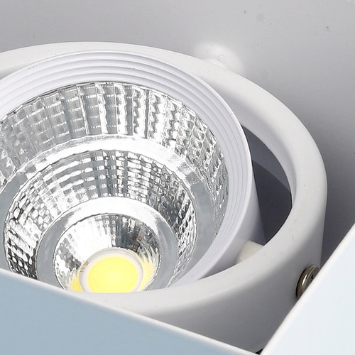 铝方通吊顶专用led灯cob斗胆灯射灯筒灯8公分10公分12公分方通灯 - 图2