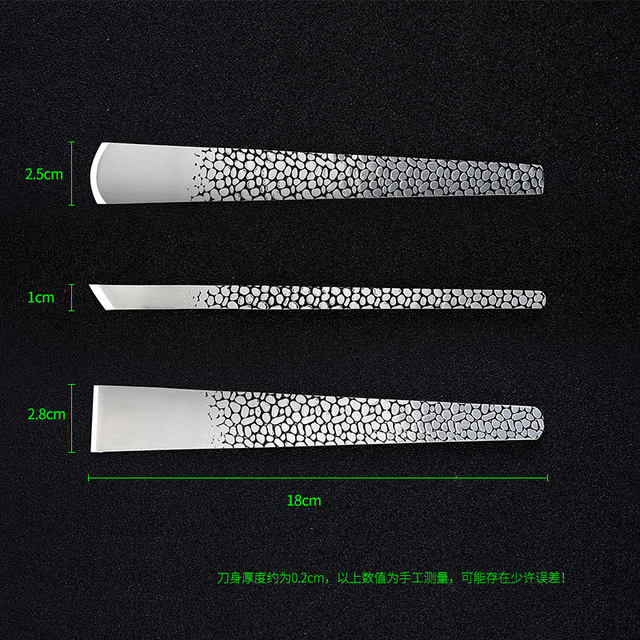 Yangzhou ສາມມີດມືອາຊີບ manganese steel pedicure ມີດຕັ້ງ