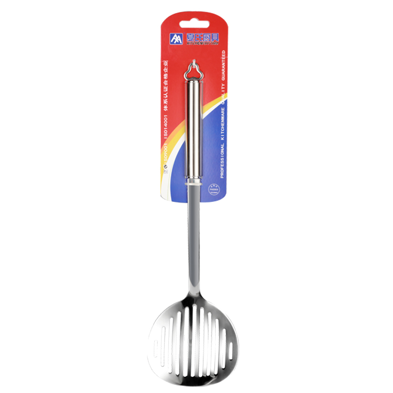 304不锈钢漏铲家用煎饼平铲厨房翻面煎鱼牛排铲单个炒菜漏油铲子 - 图3