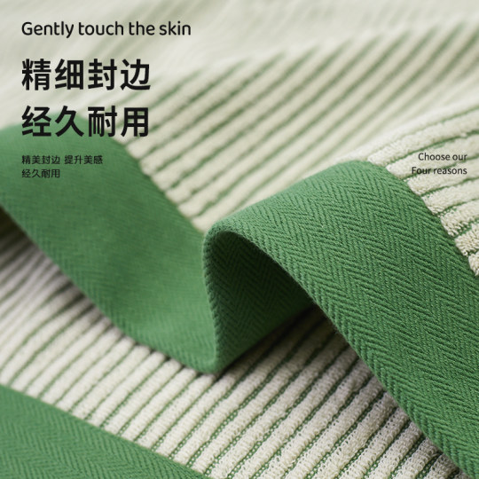 Pure cotton towel for adult face washing household bathing face washing towel thickened cotton hand towel soft absorb water and no hair loss